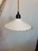 Lampe baladeuse vintage en verre Blanc
