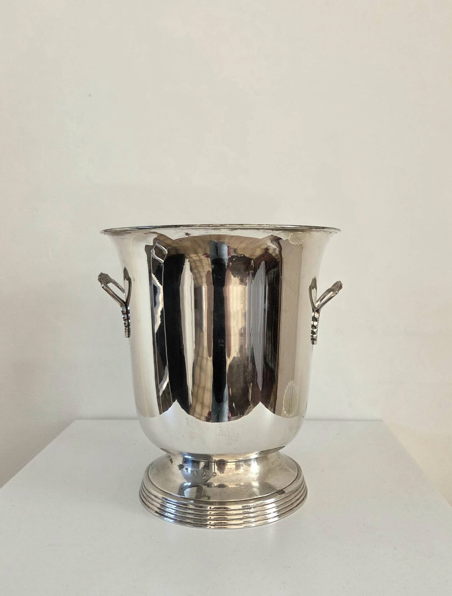 Silver-plated champagne bucket
