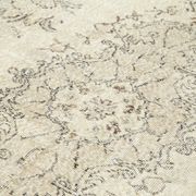 Anatolian handwoven antique 1980s beige rug 181 cm x 320 cm