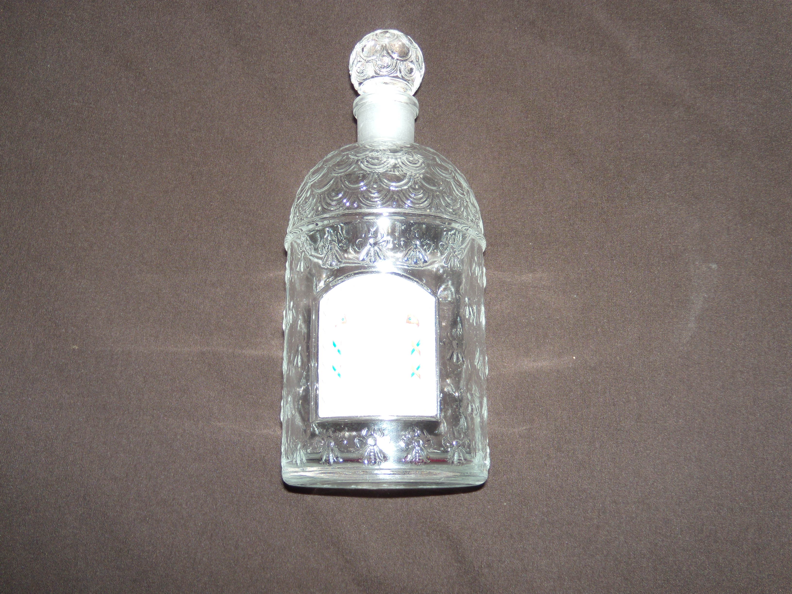 Bottle bottle of perfume Guerlain eau de Cologne vintage rooster 250 ml empty