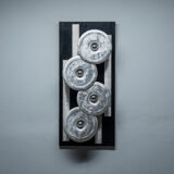 Sculptural wall lamp, Otello Ciullini - EF Viareggio, Italian, 1970s