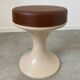 Old vintage plastic tulip stool 1970