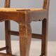 Antique walnut chairs from Italy, 20th century.