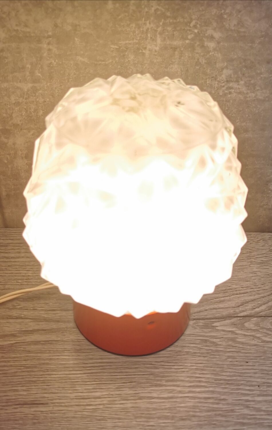 Vintage lamp brand delmas