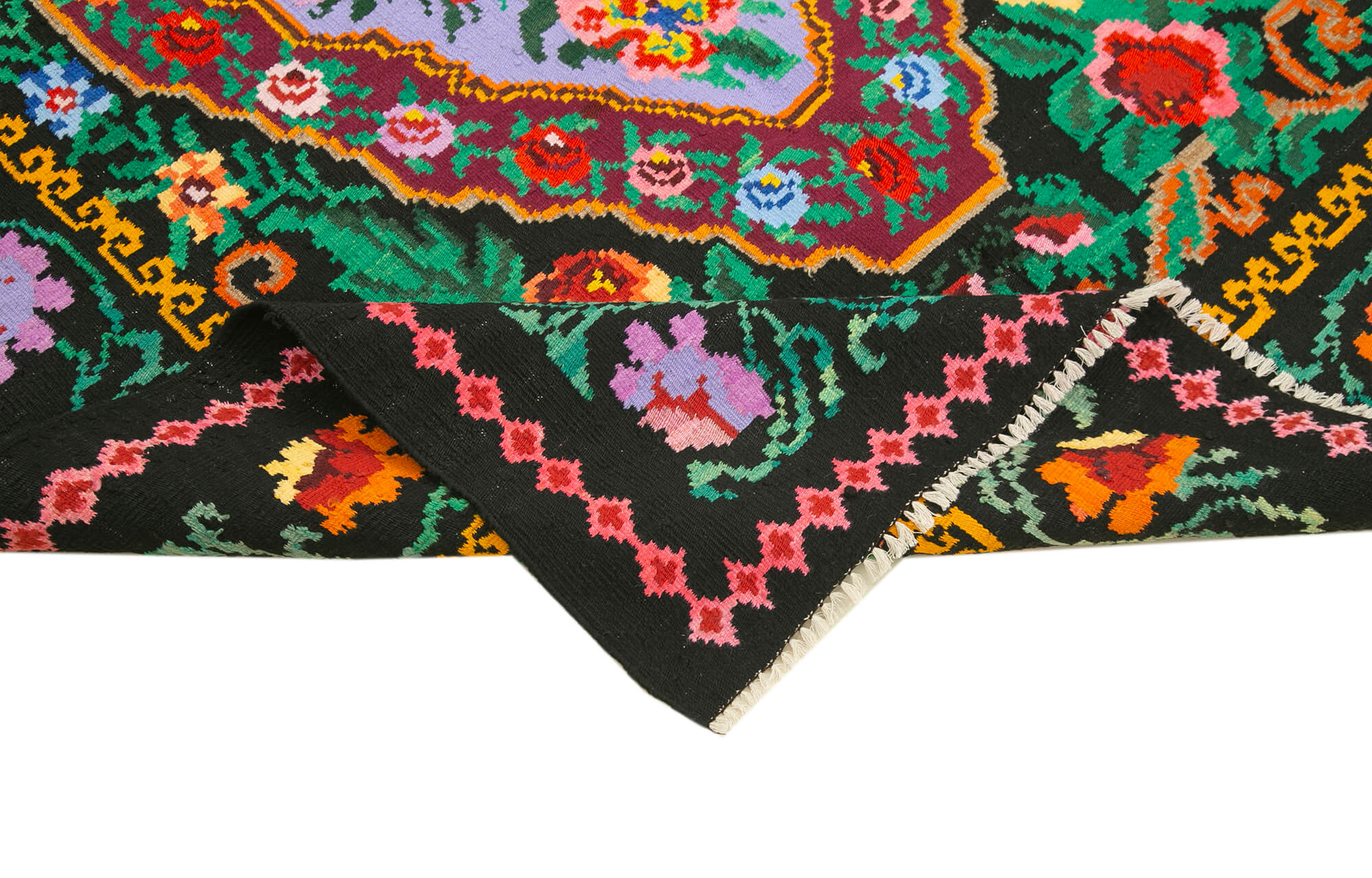 Moldovian rose kilim 246 x 151 cm