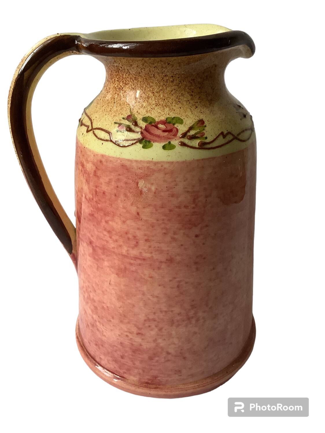 Earthenware Vallauris earthenware pitcher