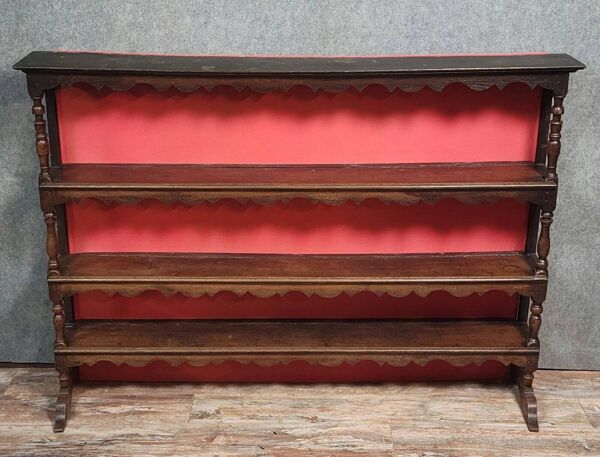 Très grand vaisselier époque Louis XIII en chêne massif