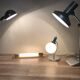 Vintage neon wall lamp 60 Stores Reunited massive brass