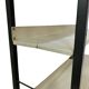 Etagère autoportante Tomado en métal et gris - Dutch Design 1960