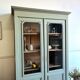 Earthy green oak display case