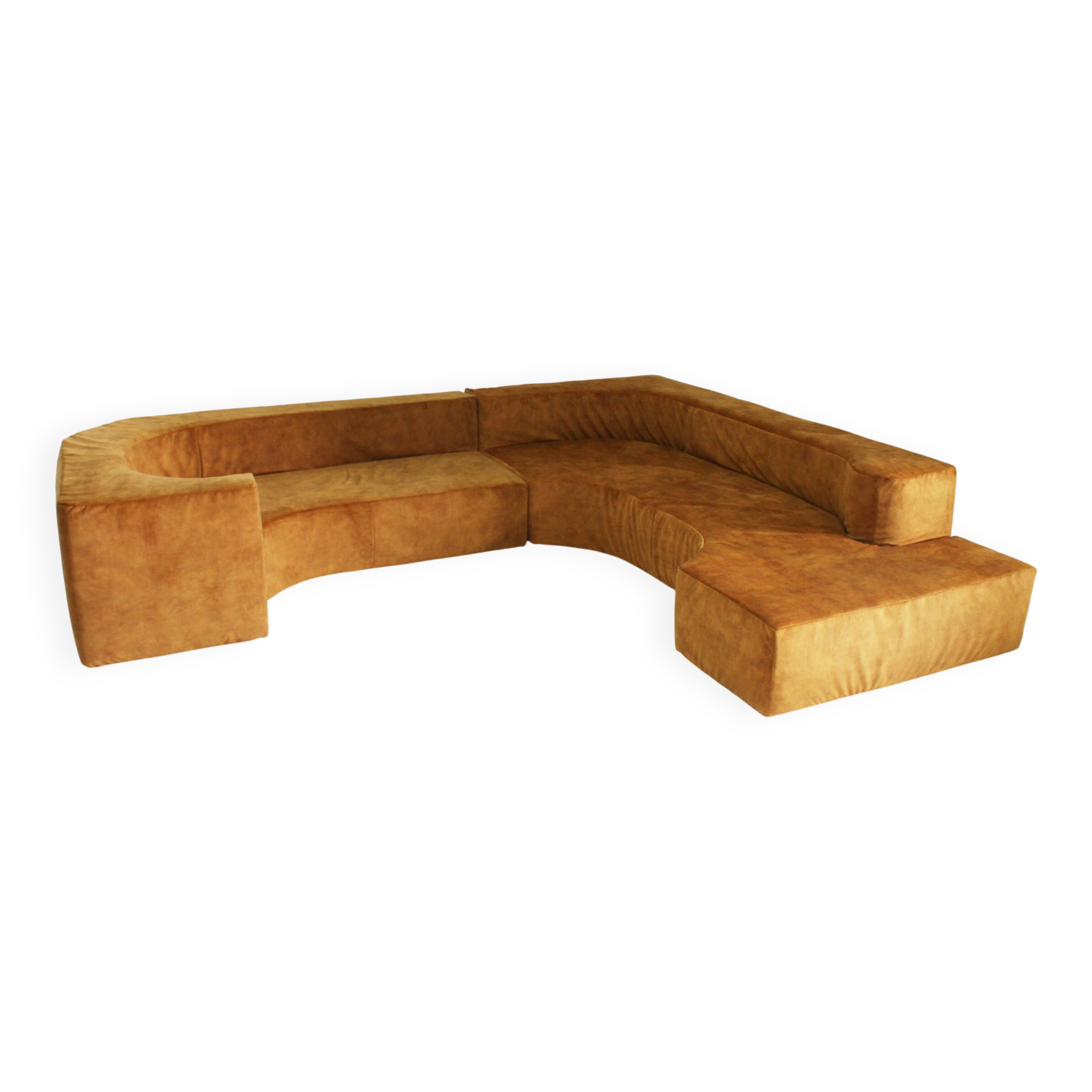 Vintage Modular corner sofa by Giovannetti Collection Italy 1990s