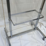 Metal and plexiglass shelf