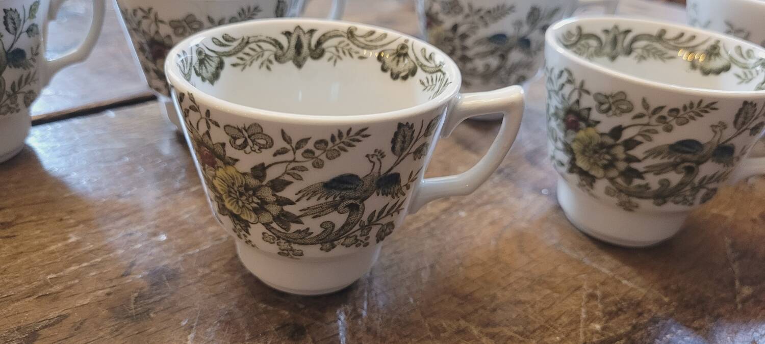 English ceramic cups
