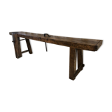 Former wooden carpenter's workbench