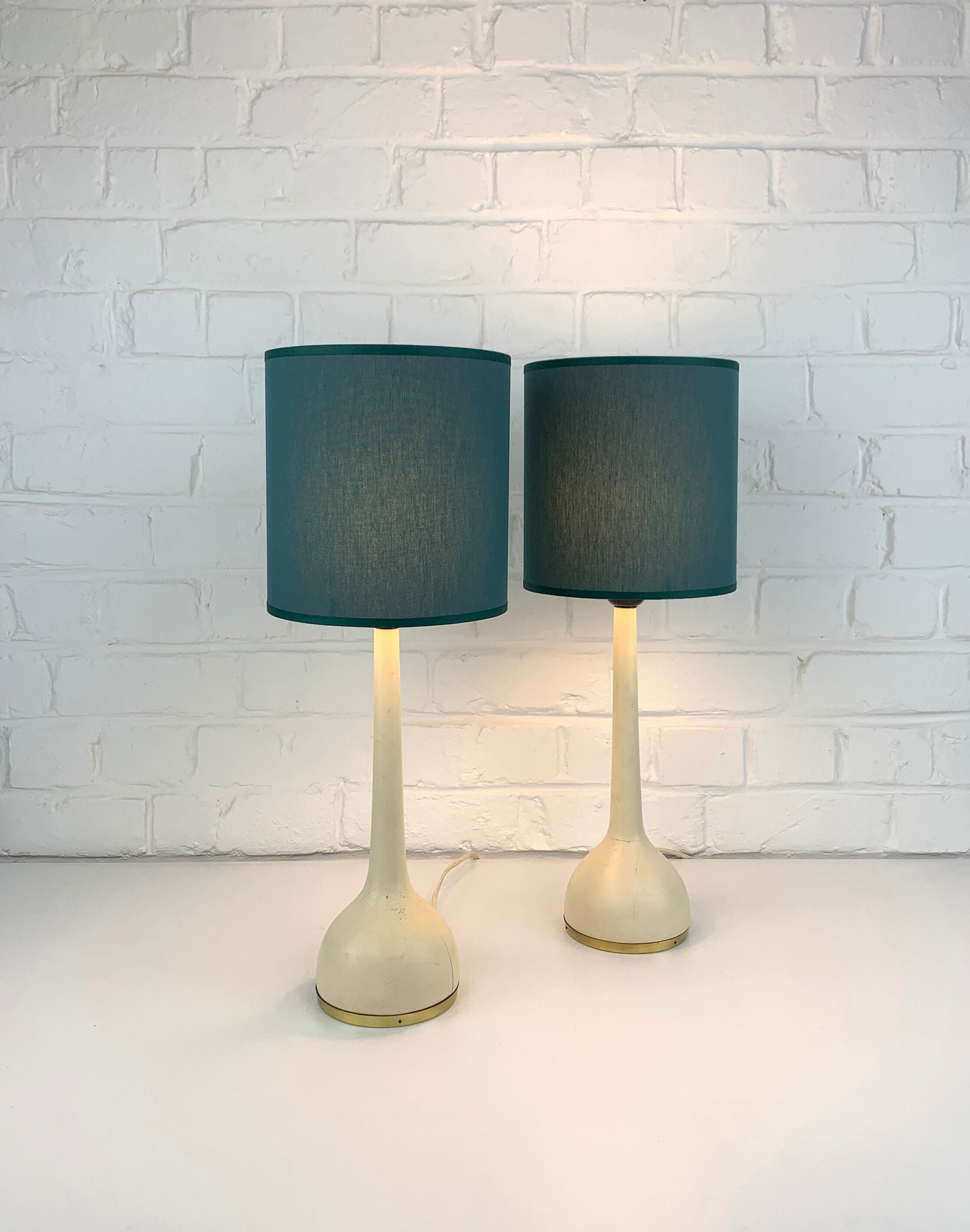 Pair of Scandinavian table lamps B44 Hans-Agne Jakobsson, Markaryd Sweden, 1960