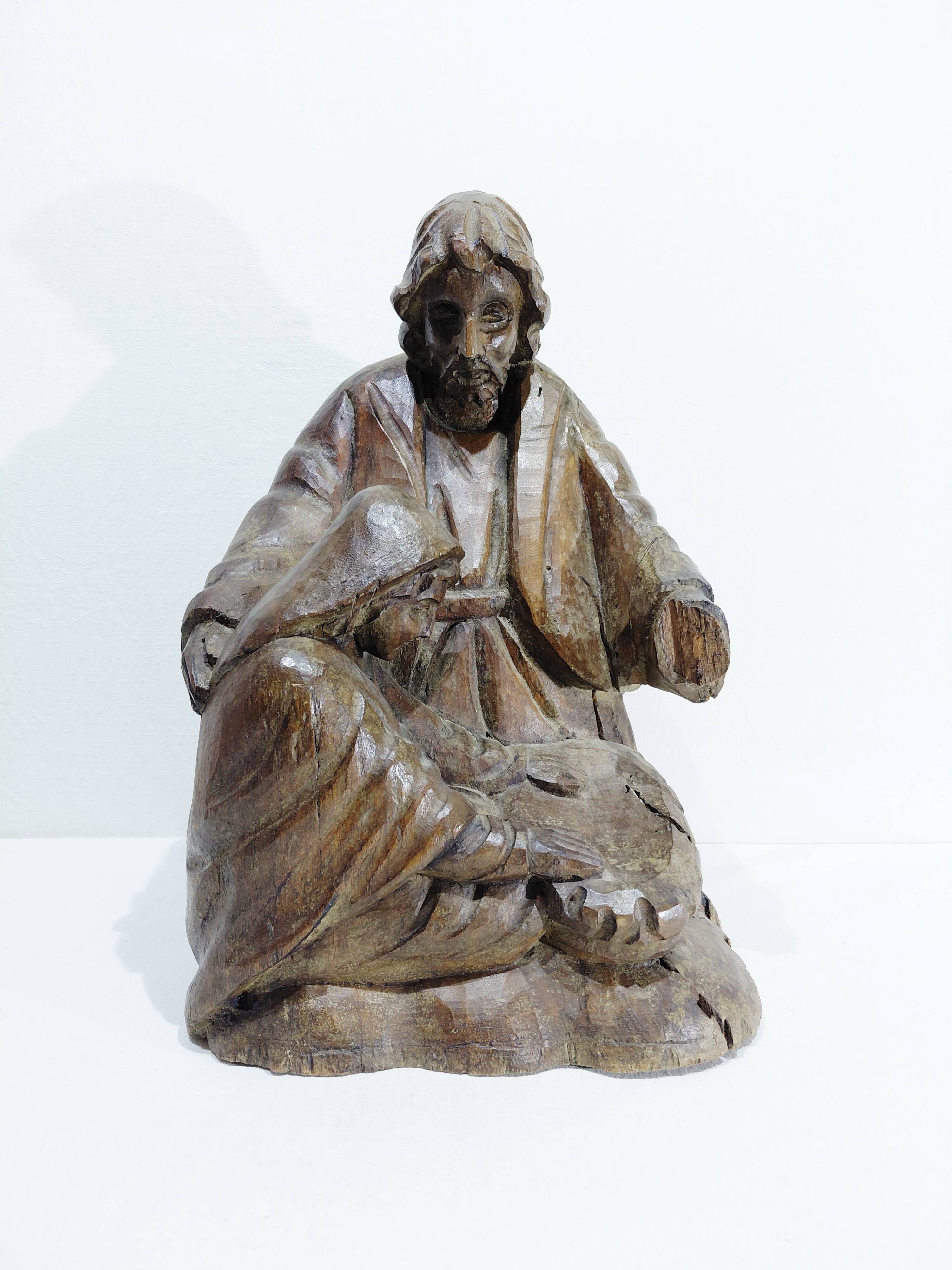 RELIGIOUS STATUE - JOSEPH AND MARY