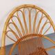 Pair of vintage rattan armchairs from the 60s