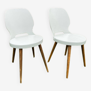 Pair of vintage Baumann bistro chairs 1960