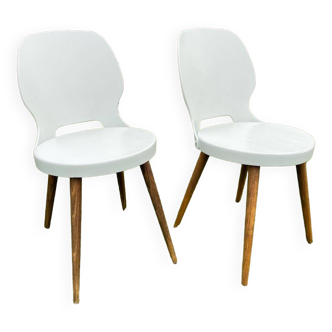 Pair of vintage Baumann bistro chairs 1960