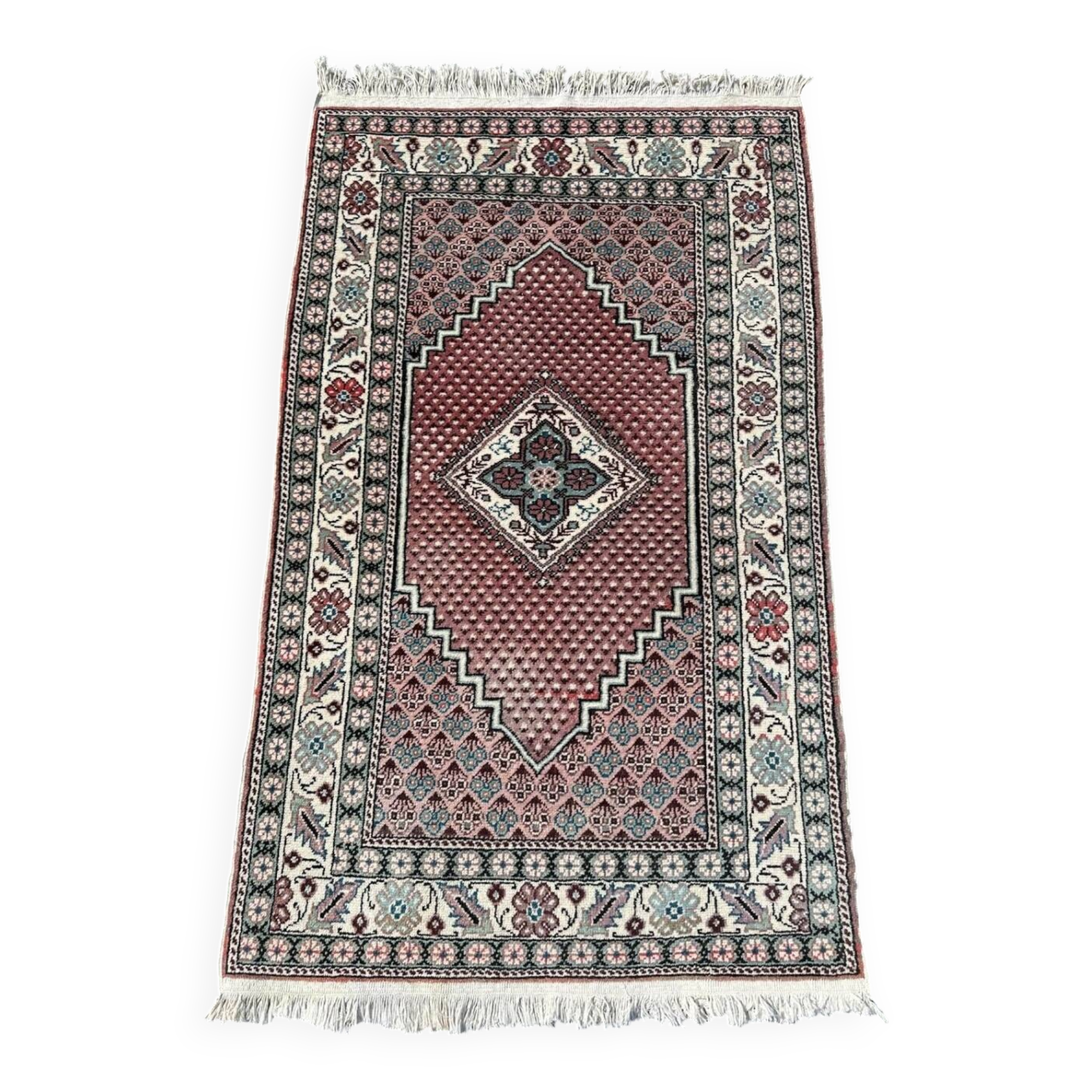 Handmade pink Turkish rug