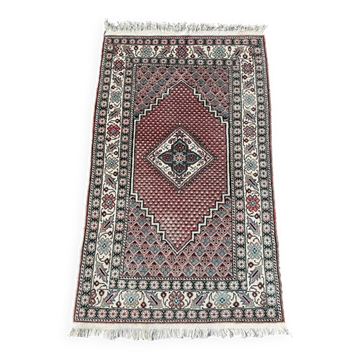 Tapis turc rose fait main