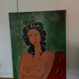 Tableau portrait à l’huile