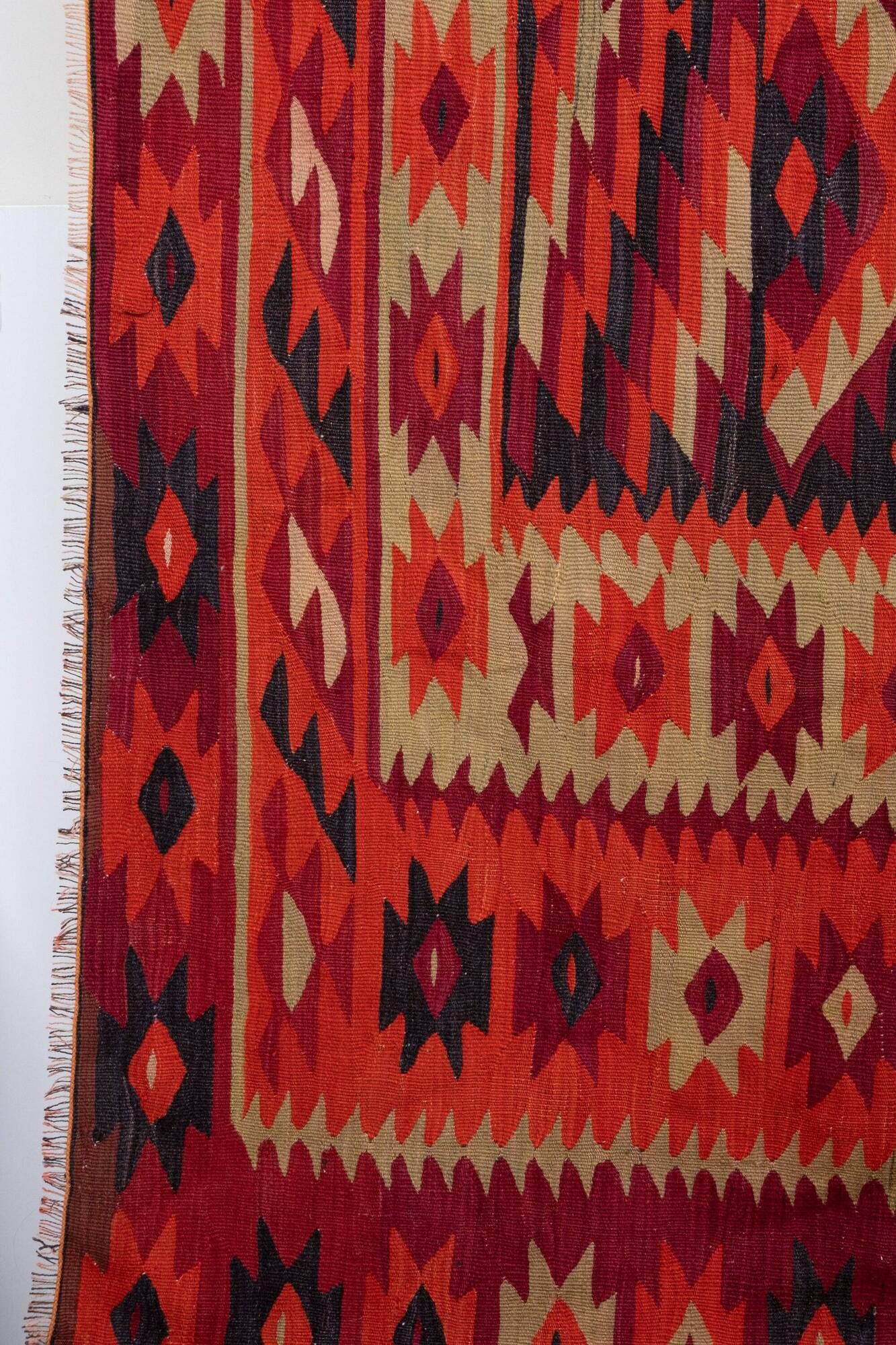 Tapis Kilim turc vintage tissé main