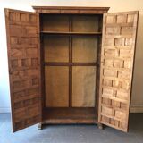 Ancient walnut cabinet