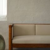 Self-supporting canapé "Karl Johan" from the early 20th century, modern Swedish style.