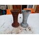Pair of cast iron vases from 1900 from Charleville-Mézières