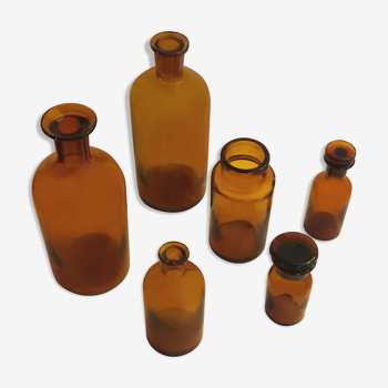 Amber bottles