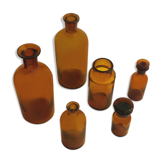 Amber bottles