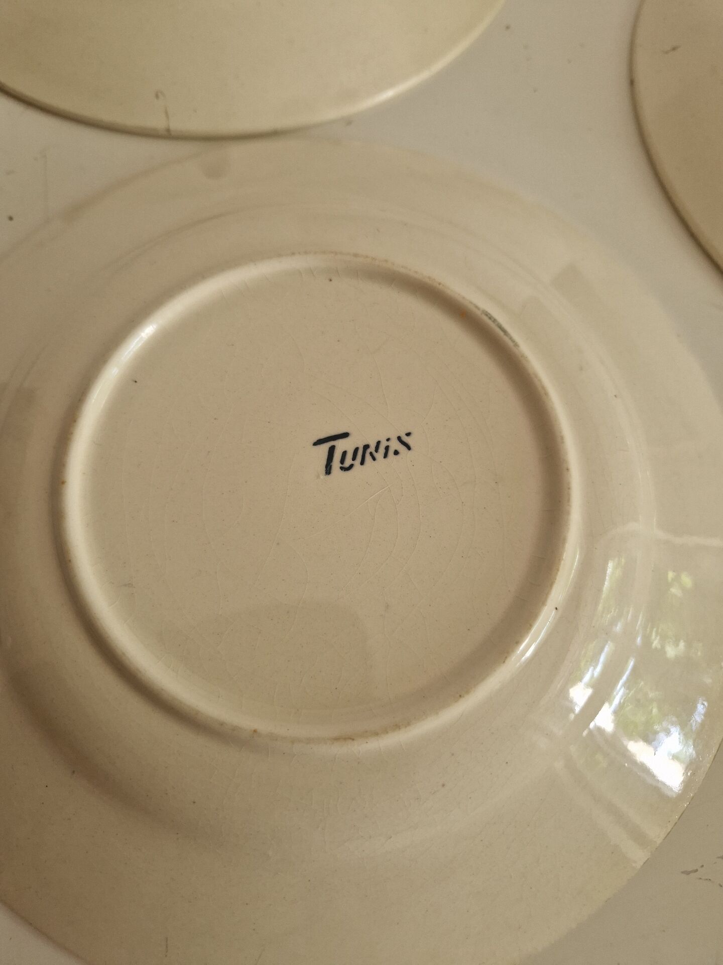 Set of 12 Dessert Plates Model Tunis