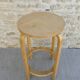 High wooden tabouret