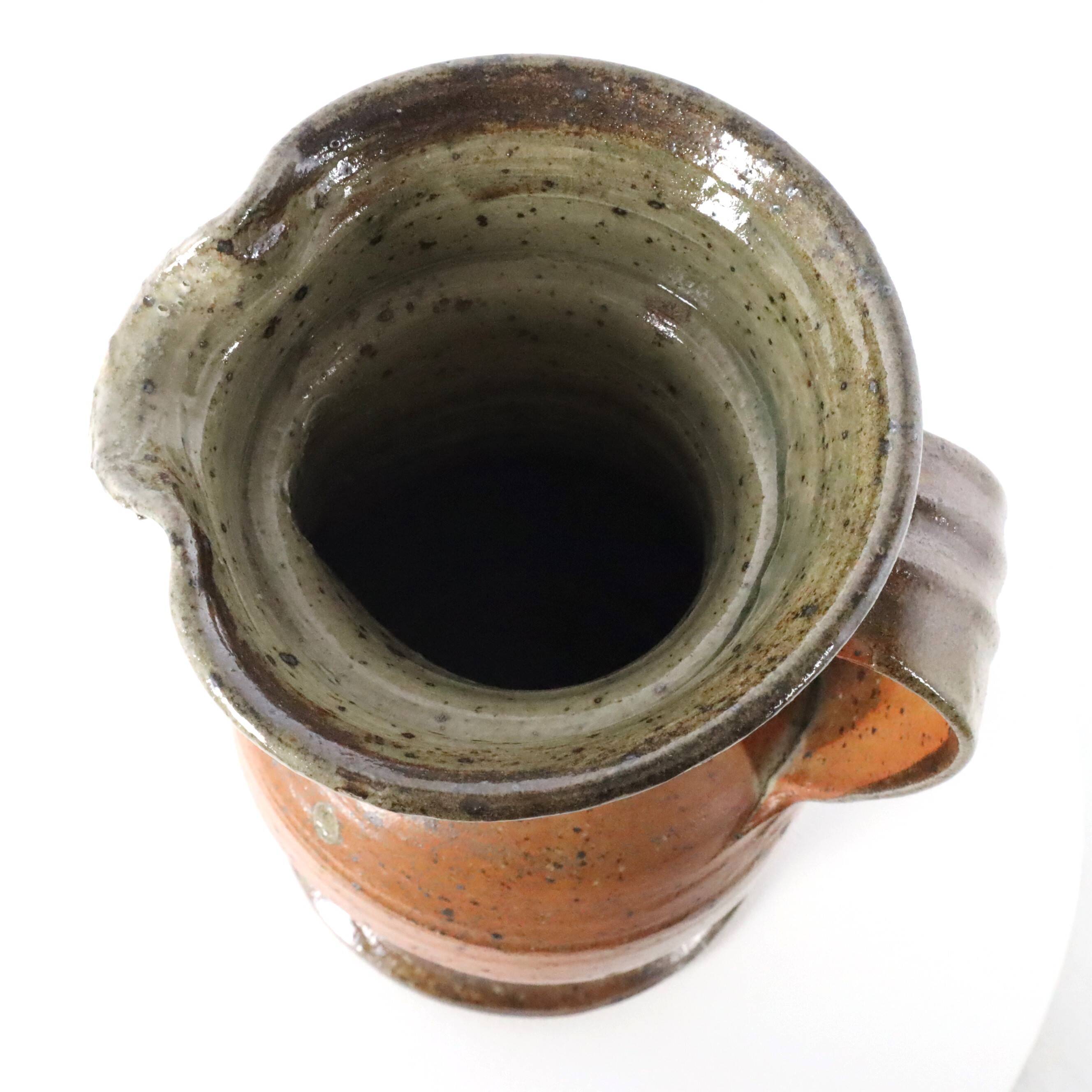 Stoneware pitcher vase by Pedley La Borne 1970