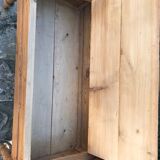 Vintage pine chest bench