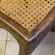 Antique wooden chair, cane seat
