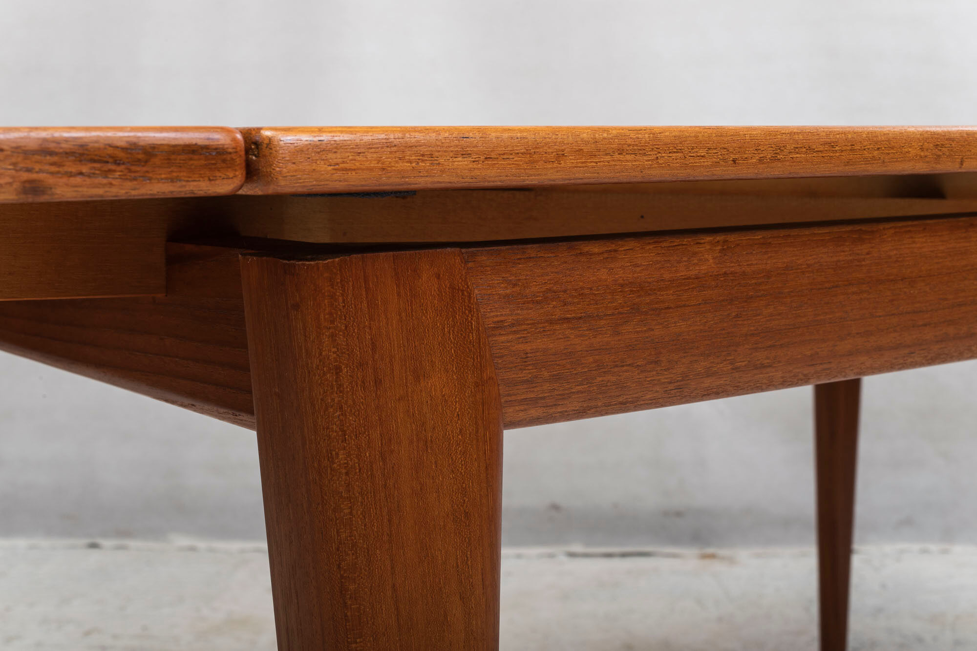 Danish extendable table teak No. 254 by Niels Otto Møller for JL Møllers, 1960s