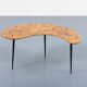 Table d'appoint italienne sculpturale unique du milieu du siècle, 1950