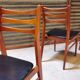 Set of 4 french chairs in scandinavian style year 60