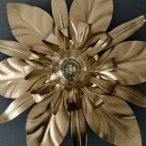 Vintage wall light in gold metal