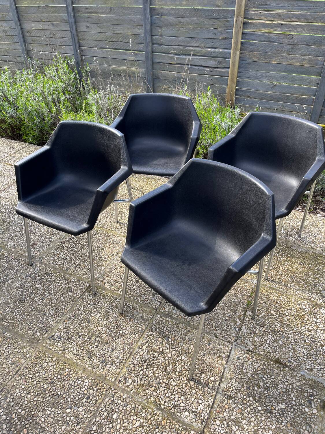 Set of 4 "Golf" armchairs