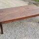 Farm coffee table in oak and fir spindle feet
