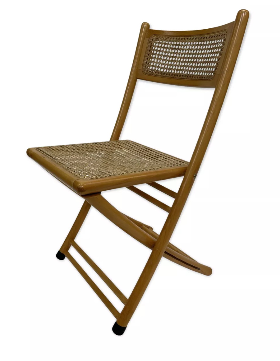Wooden folding chair