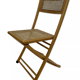 Wooden folding chair