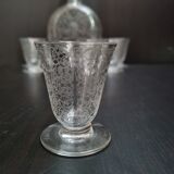 Baccarat crystal liquor service model Michelangelo