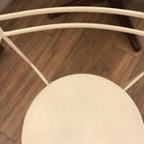 Fauteuil crème Lune d'Argent de Pascal Mourgue
