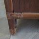 Vintage dressing table/chest - woven rattan - 5 drawers - mirror - 1960s/70s