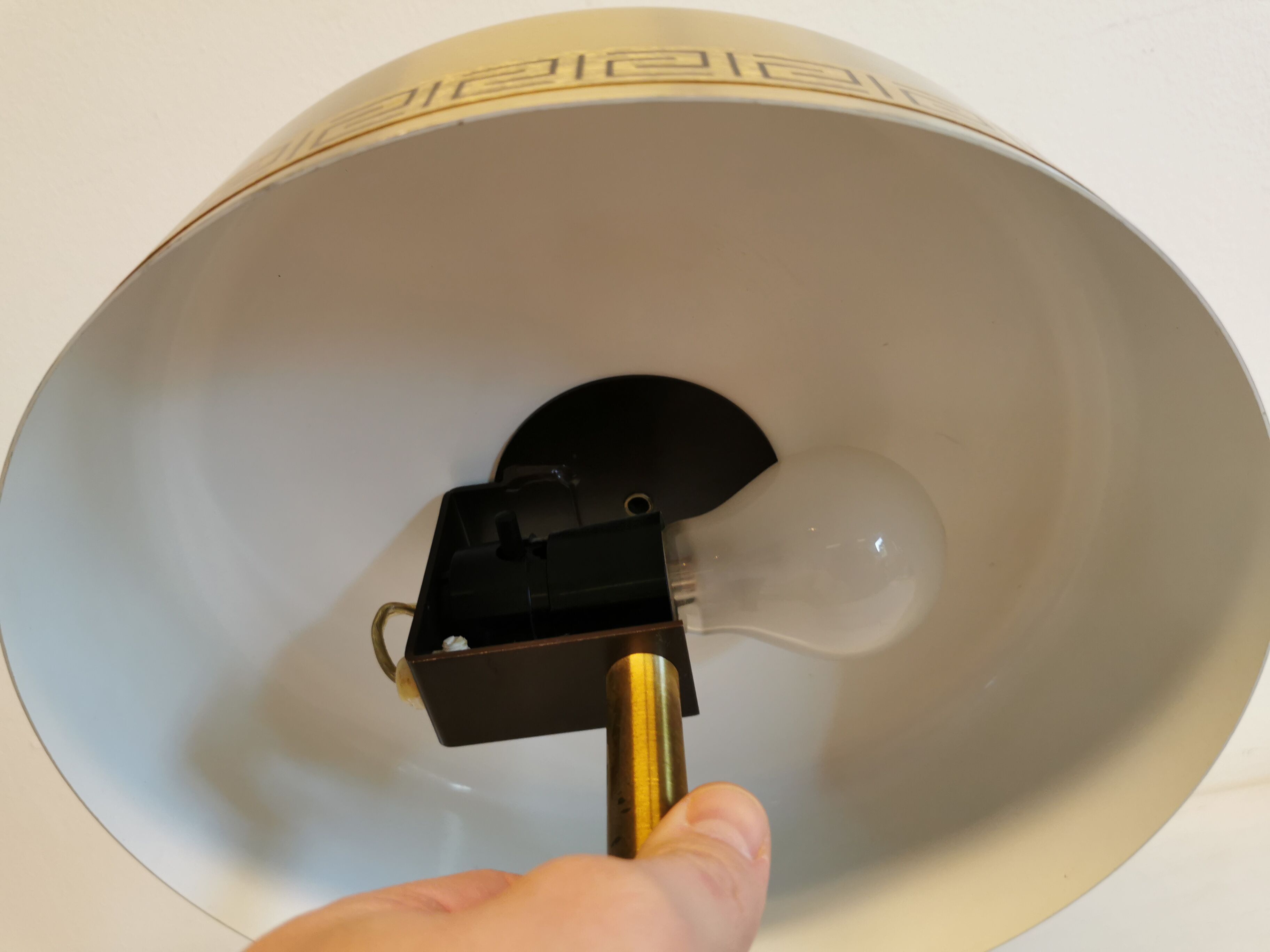 Desk/table lamp from Danish Vitrika (which closed in the early 1990s)