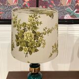 Pair of Scandinavian design glass lamps from the 1950s.